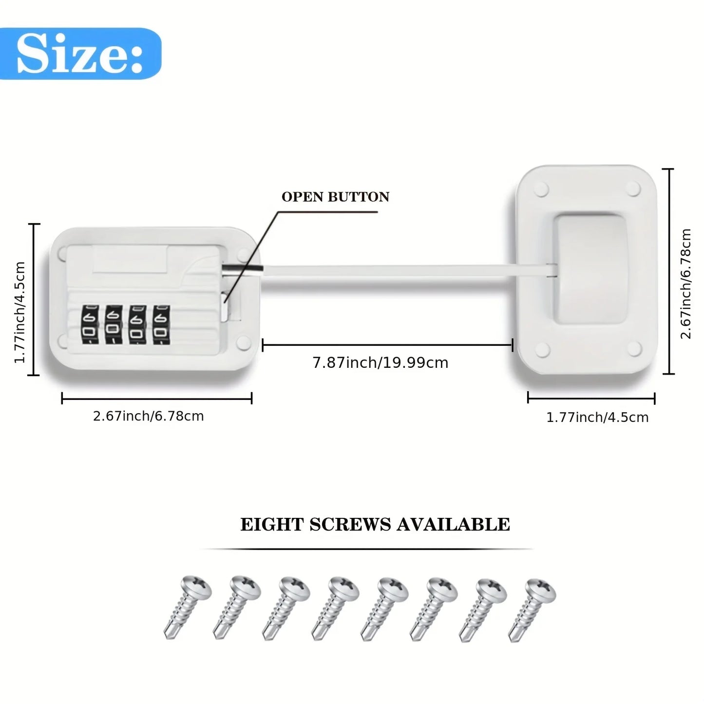 secure™ koelkast locker met wachtwoord