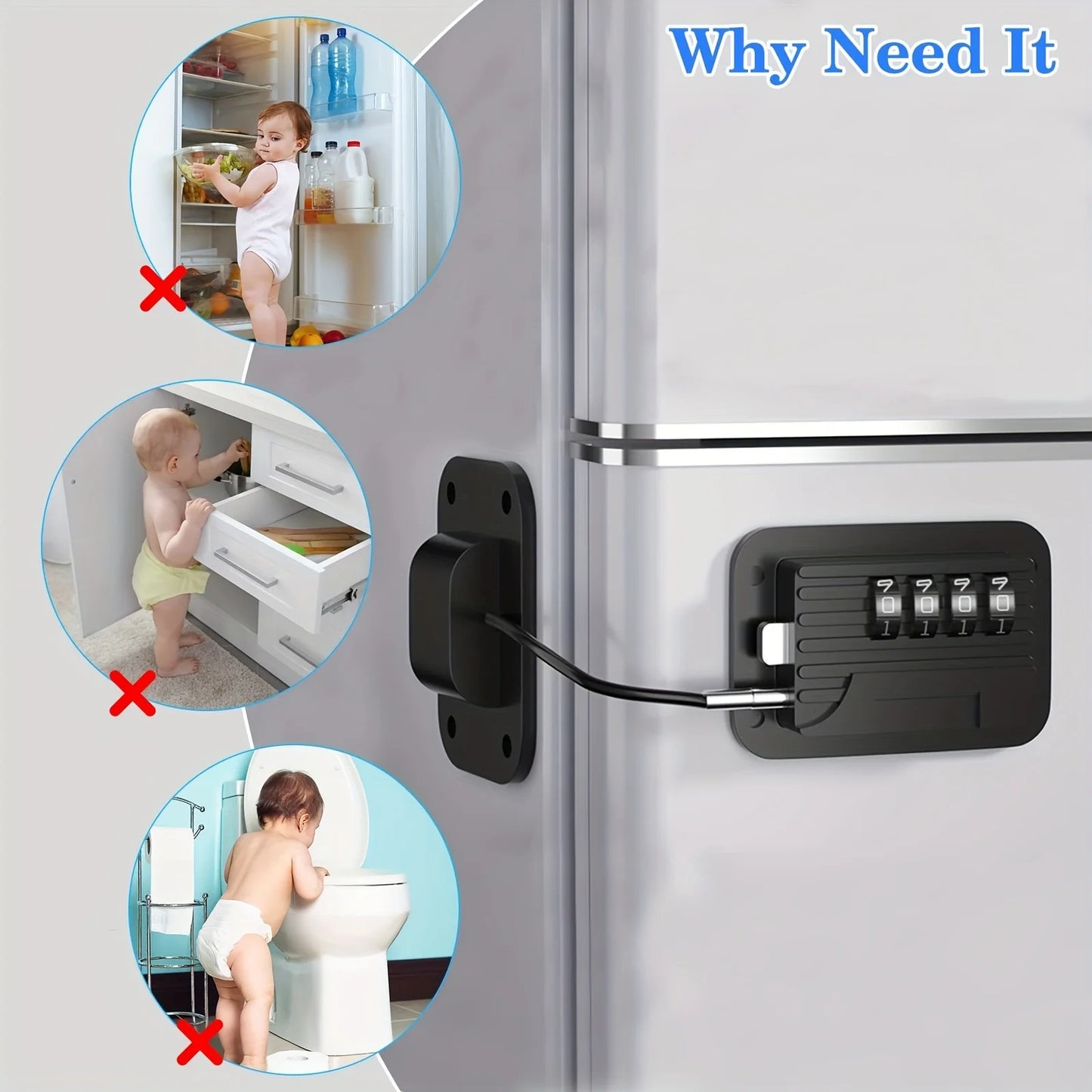 secure™ koelkast locker met wachtwoord